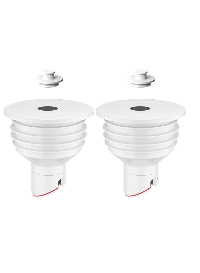 Washing Machine Drain Hose Seal, Drain Hose Sealing Plug, 2Pcs Silicone Anti-Odor Floor Drain Plug Sewer Pipe Seal Ring Sealing Cover, for Laundry Room Bathroom Kitchen Cleaning Tools (70-75mm) - Image 1